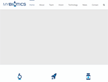 Tablet Screenshot of mybiotix.com